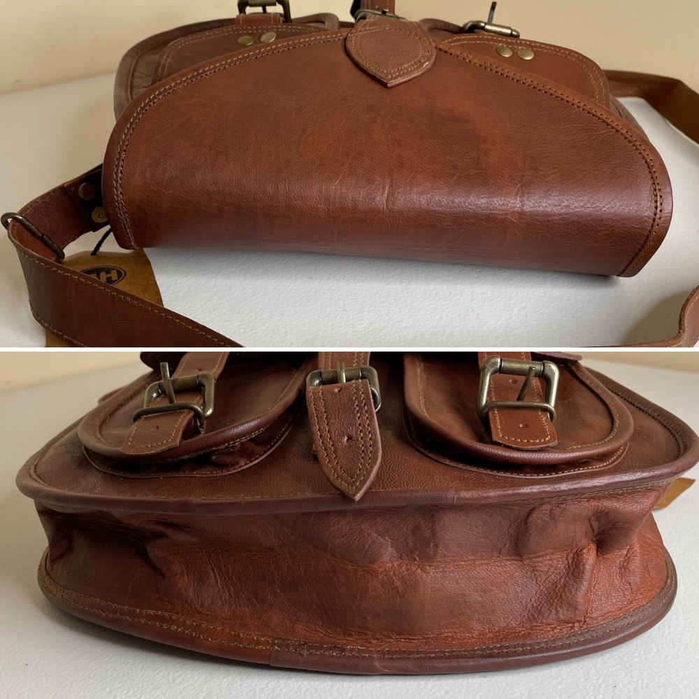 New Montana Hudson Caroline Saddlebag Leather Purse - Picture 10 of 16